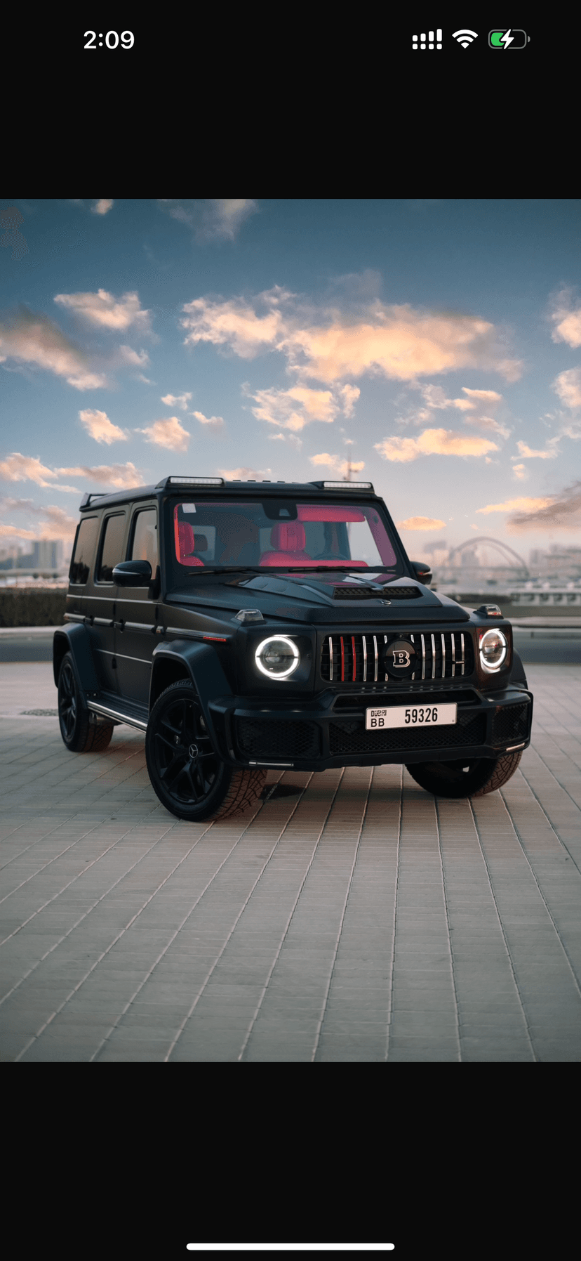 Alquiler Mercedes G63 AMG Brabus kit 2024 Dubái - Vista principal