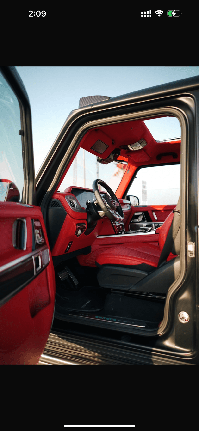 Alquiler Mercedes G63 AMG Brabus kit 2024 Dubái - Vista 9