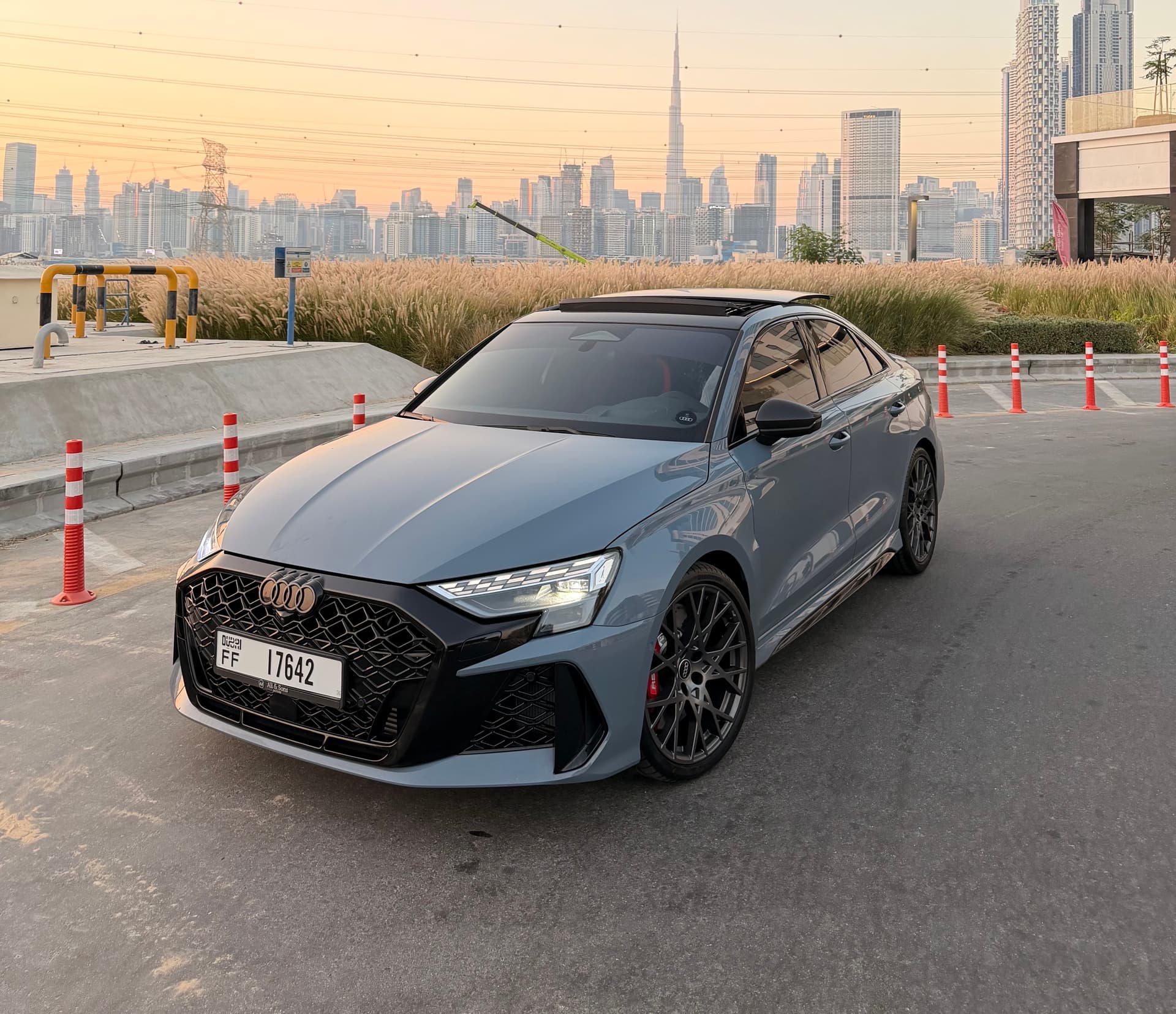 Audi RS3 2026 Rental Dubai - Front View