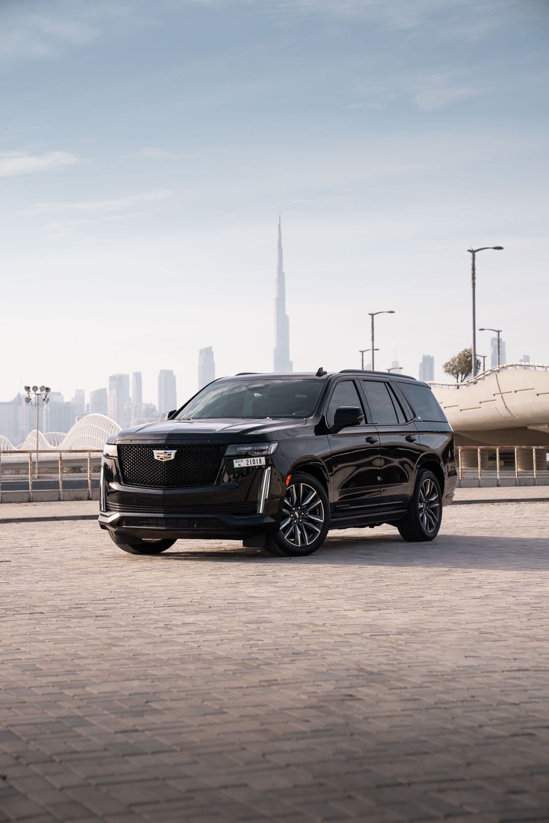 Cadillac Escalade 2024 Rental Dubai - Front View