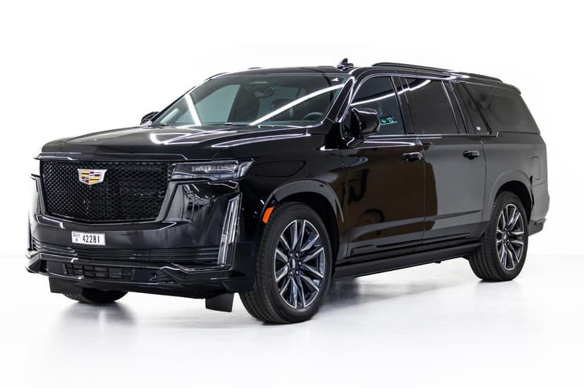 Location Cadillac Escalade Platinum Sport ESV 2024 Dubaï - Vue principale