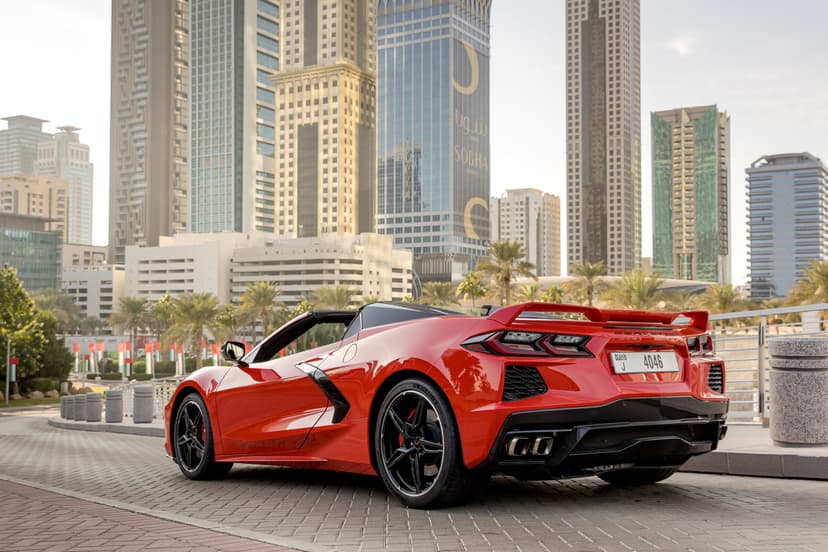 Location Chevrolet corvette C8 2022 Dubaï - Vue 8