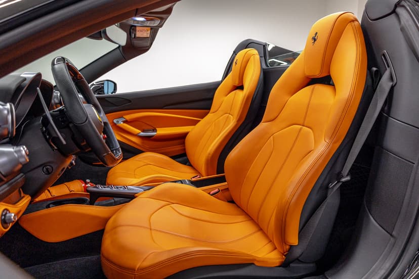 Ferrari F8 Spider Black 2023 Rental Dubai - View 9