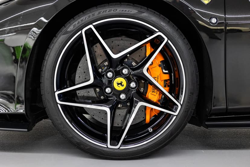 Ferrari F8 Spider Black 2023 Rental Dubai - View 12