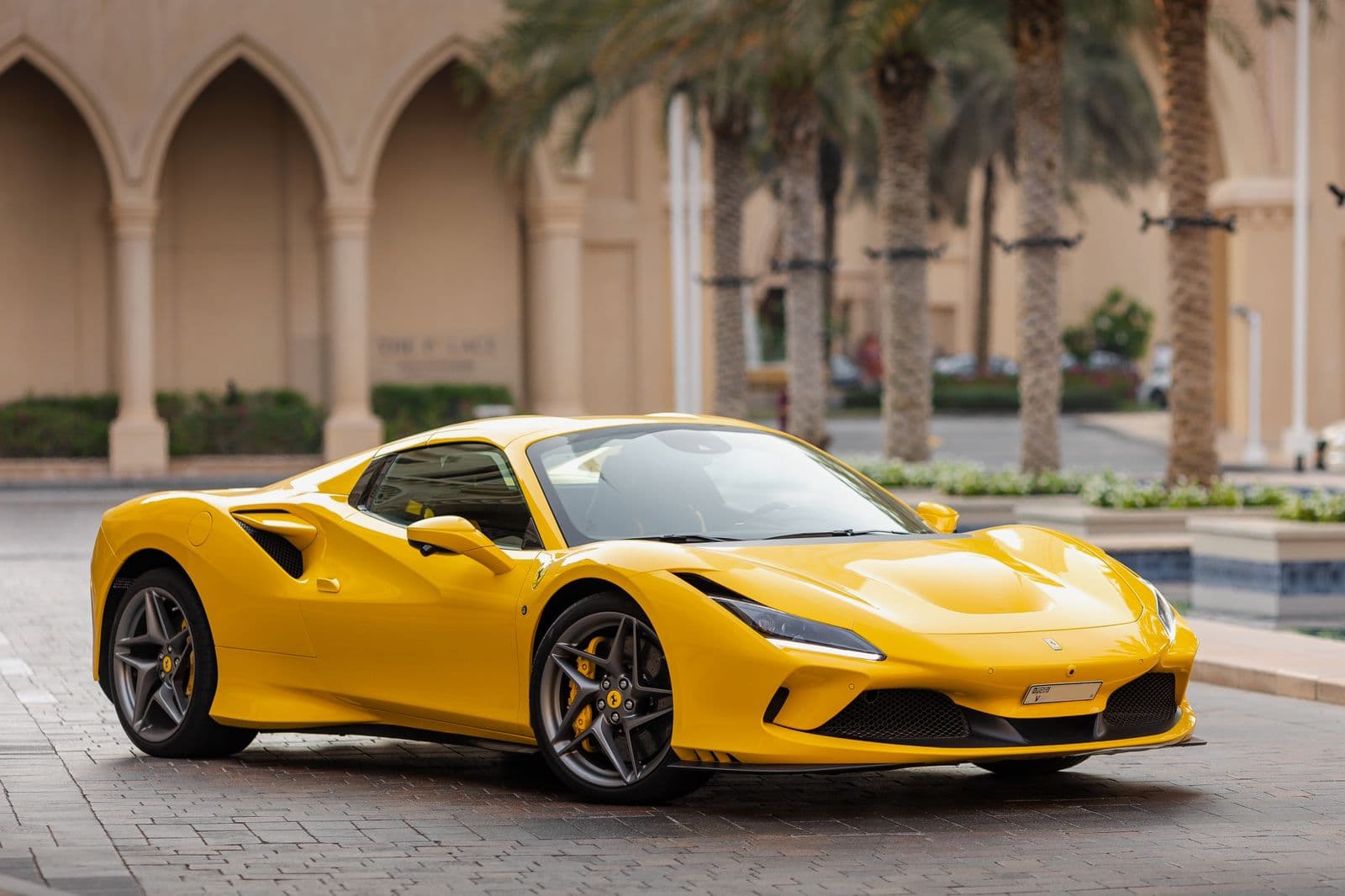 Ferrari F8 Spyder 2023 Rental Dubai - Front View