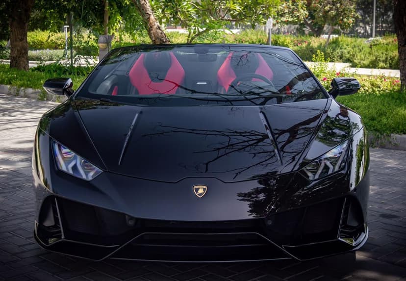 Lamborghini Huracan Evo Spyder 2022 mieten in Dubai - Ansicht 5