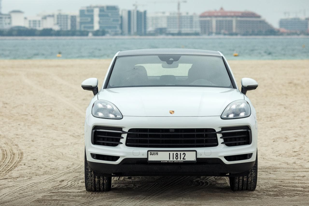 Porsche Cayenne coupe 2021 Rental Dubai - Detail View