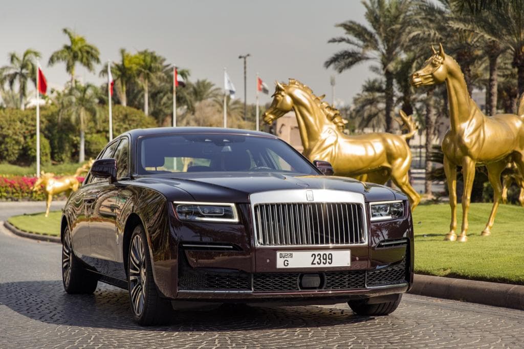 Rolls Royce Ghost 2022 Rental Dubai - Front View