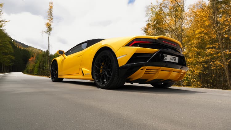 Lamborghini Huracan EVO Spyder 2021 Rental Dubai - View 2