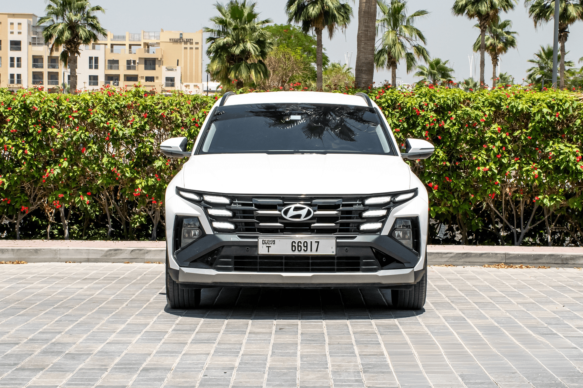 Hyundai Tucson 2025 Rental Dubai - Front View