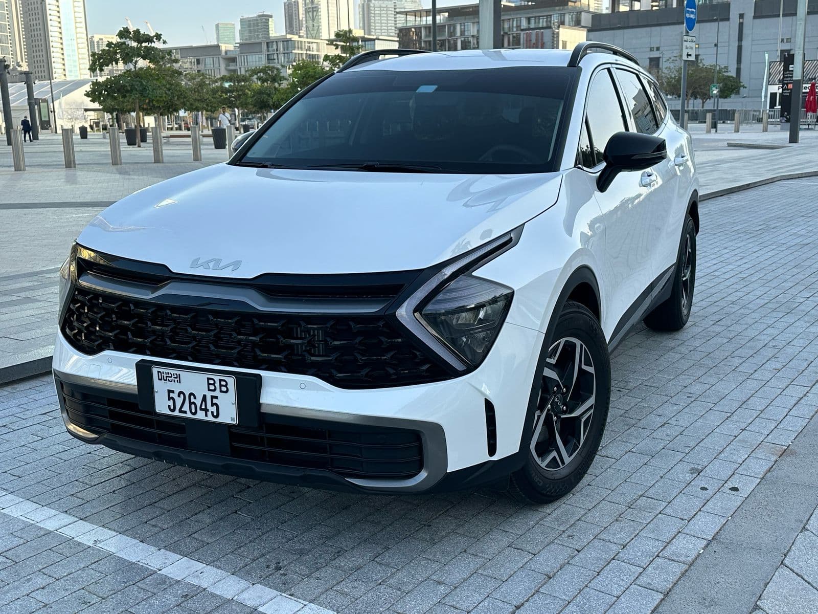 KIA KIA SPORTAGE 2025 SUV Rental Dubai - Front View
