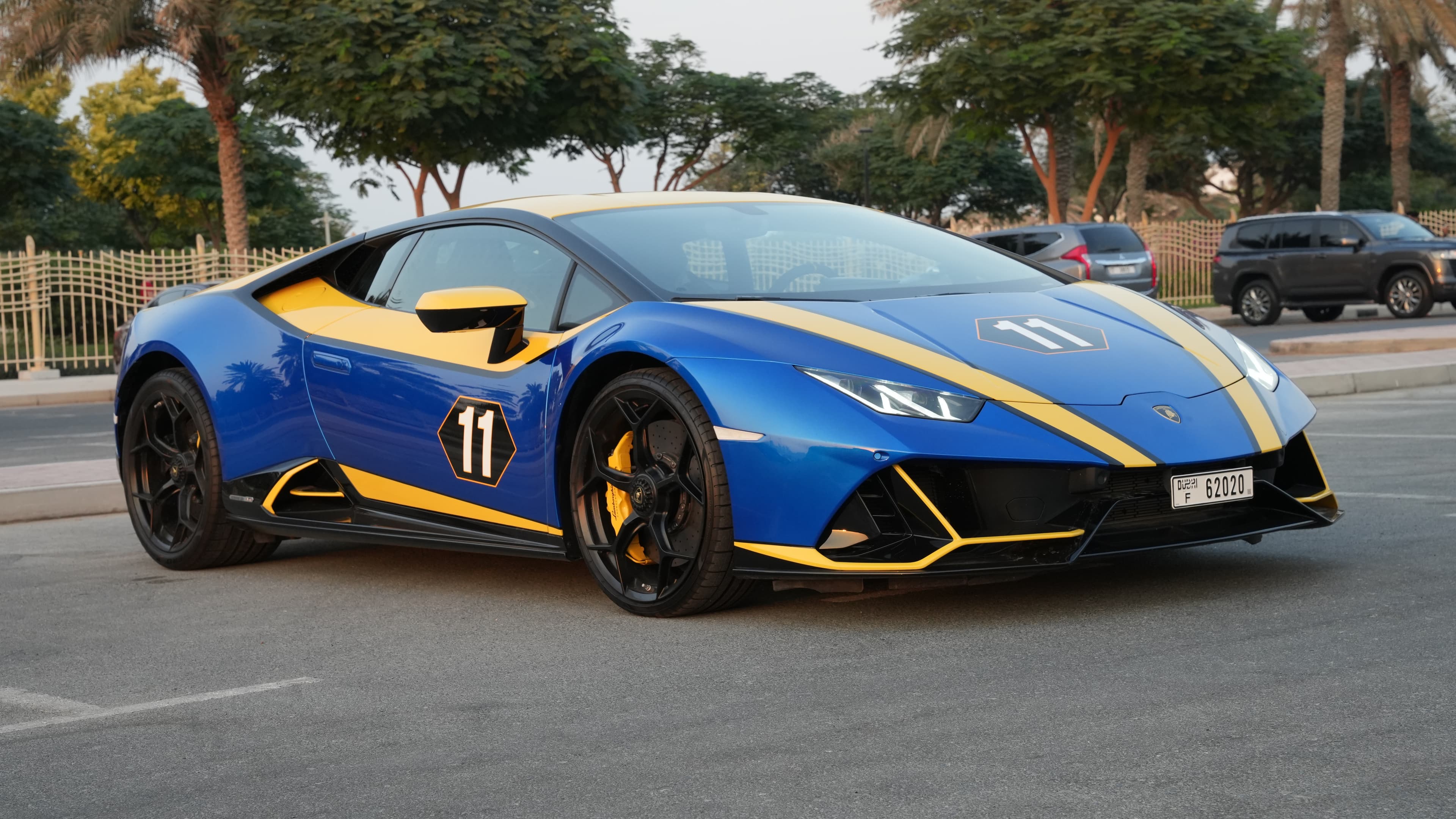 LAMBORGHINI Lamborghini Huracan Evo GT Celebration No. 11 Edition Rental Dubai - Front View