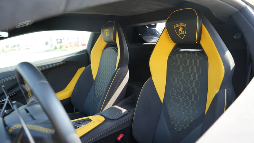 Rent Yellow Lamborghini Revuelto 2024 in Dubai - Dashboard