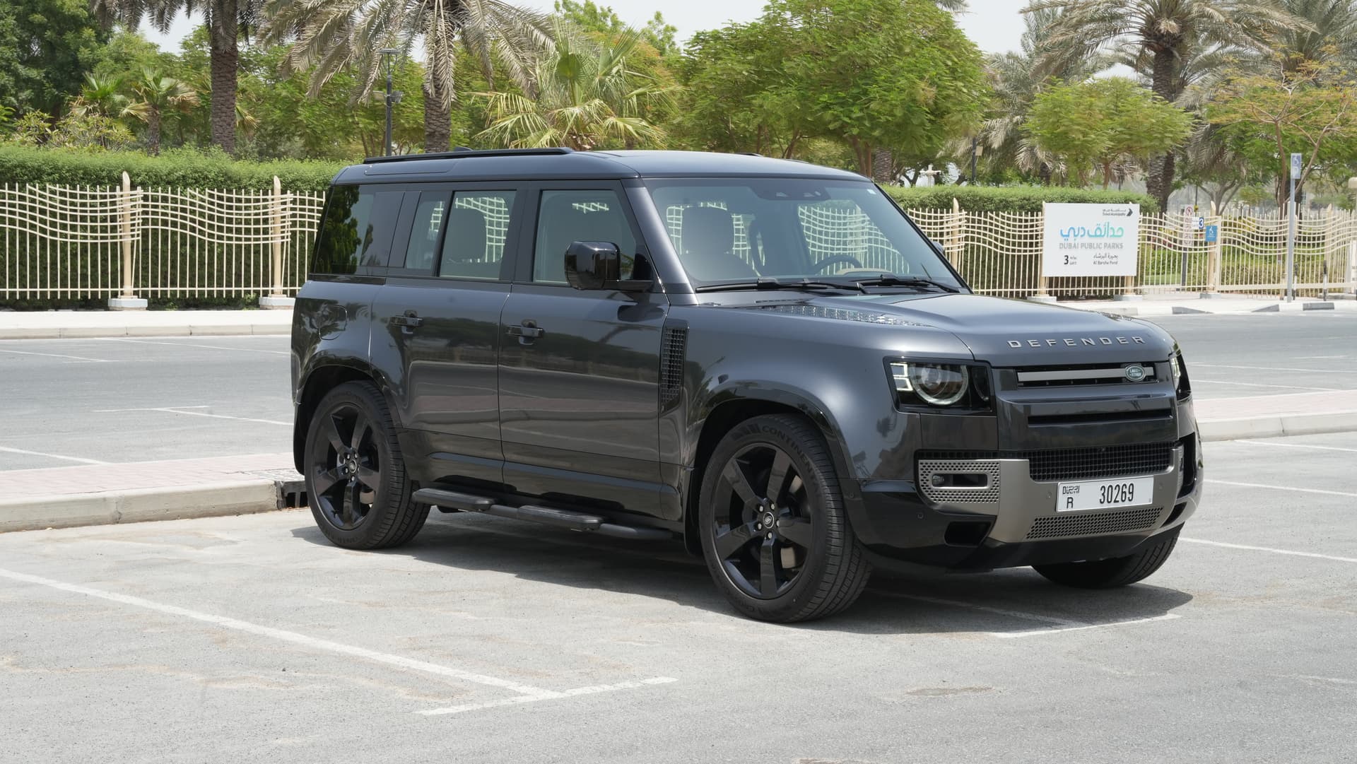 Land Rover Defender 2025 Rental Dubai - Front View