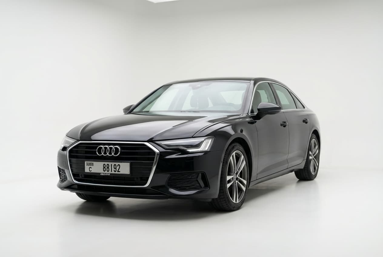 Audi A6 2022 mieten in Dubai - Frontansicht