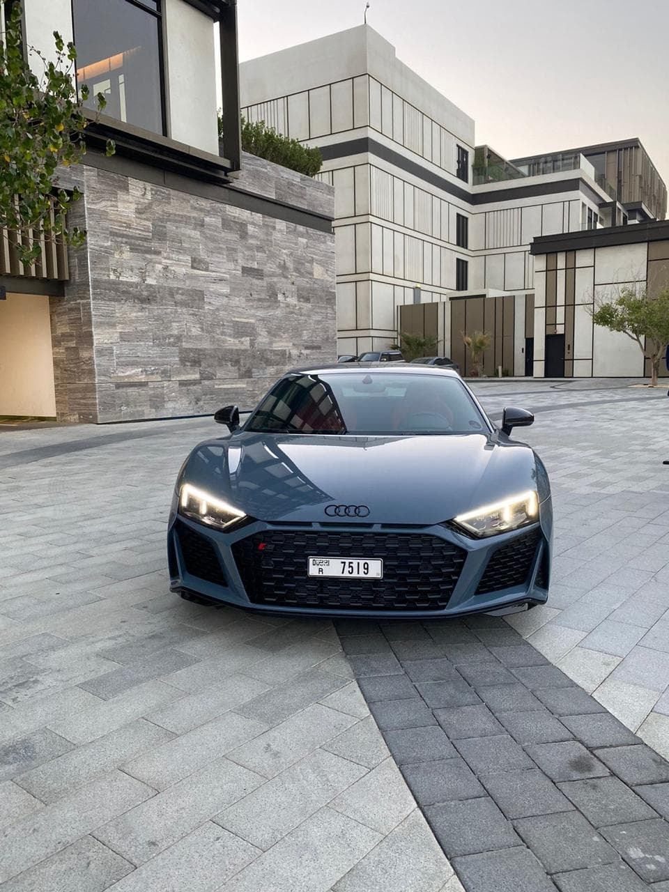 Audi R8 V10 2021 huren Dubai - Weergave 2