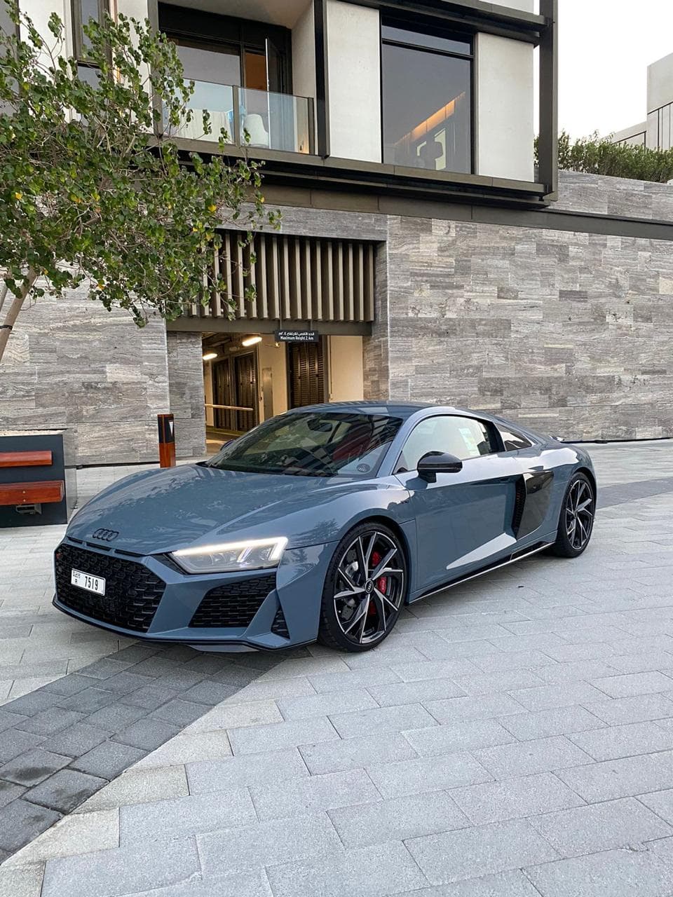 Audi R8 V10 2021 huren Dubai - Weergave 3