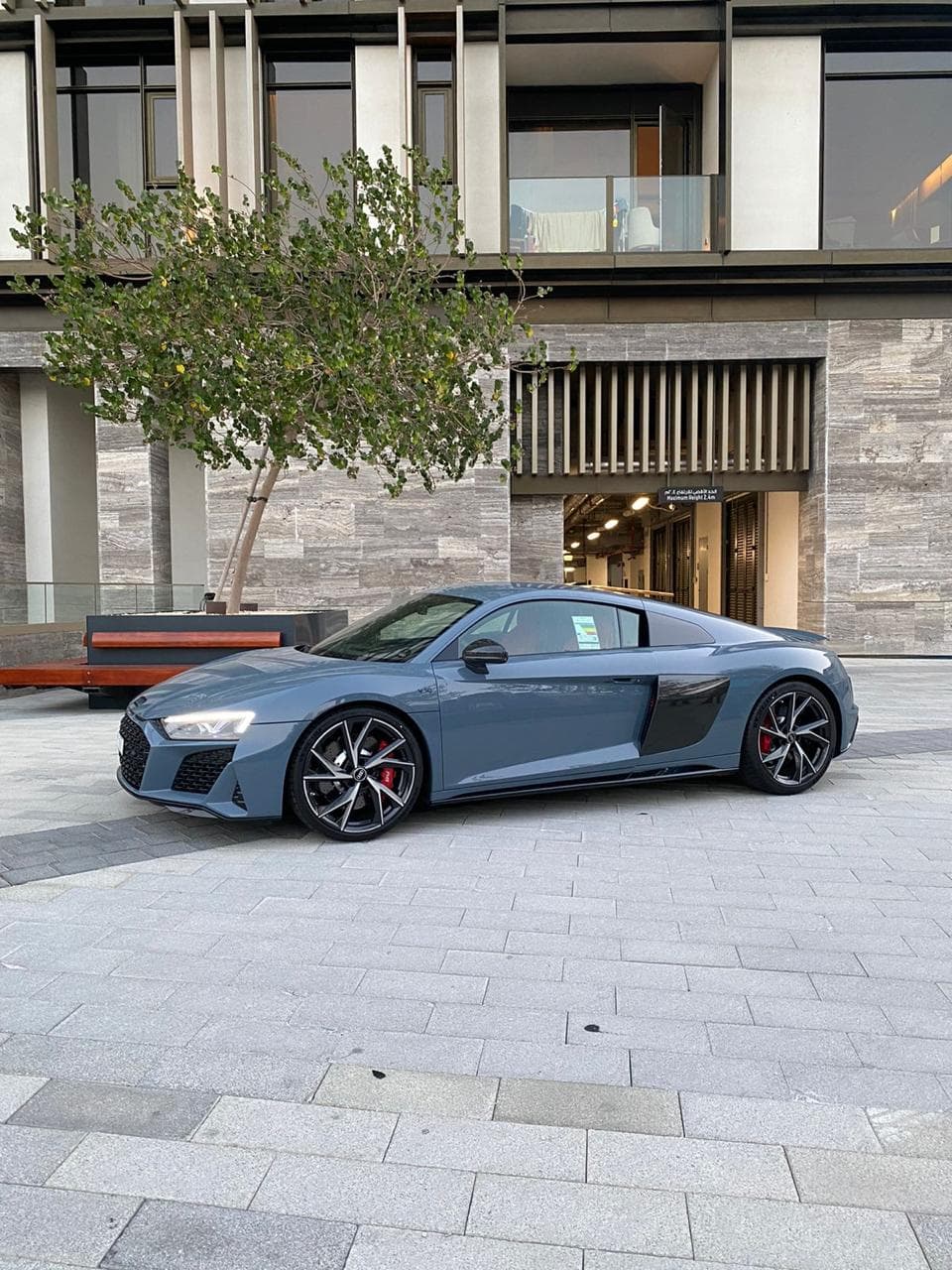 Audi R8 V10 2021 huren Dubai - Weergave 4