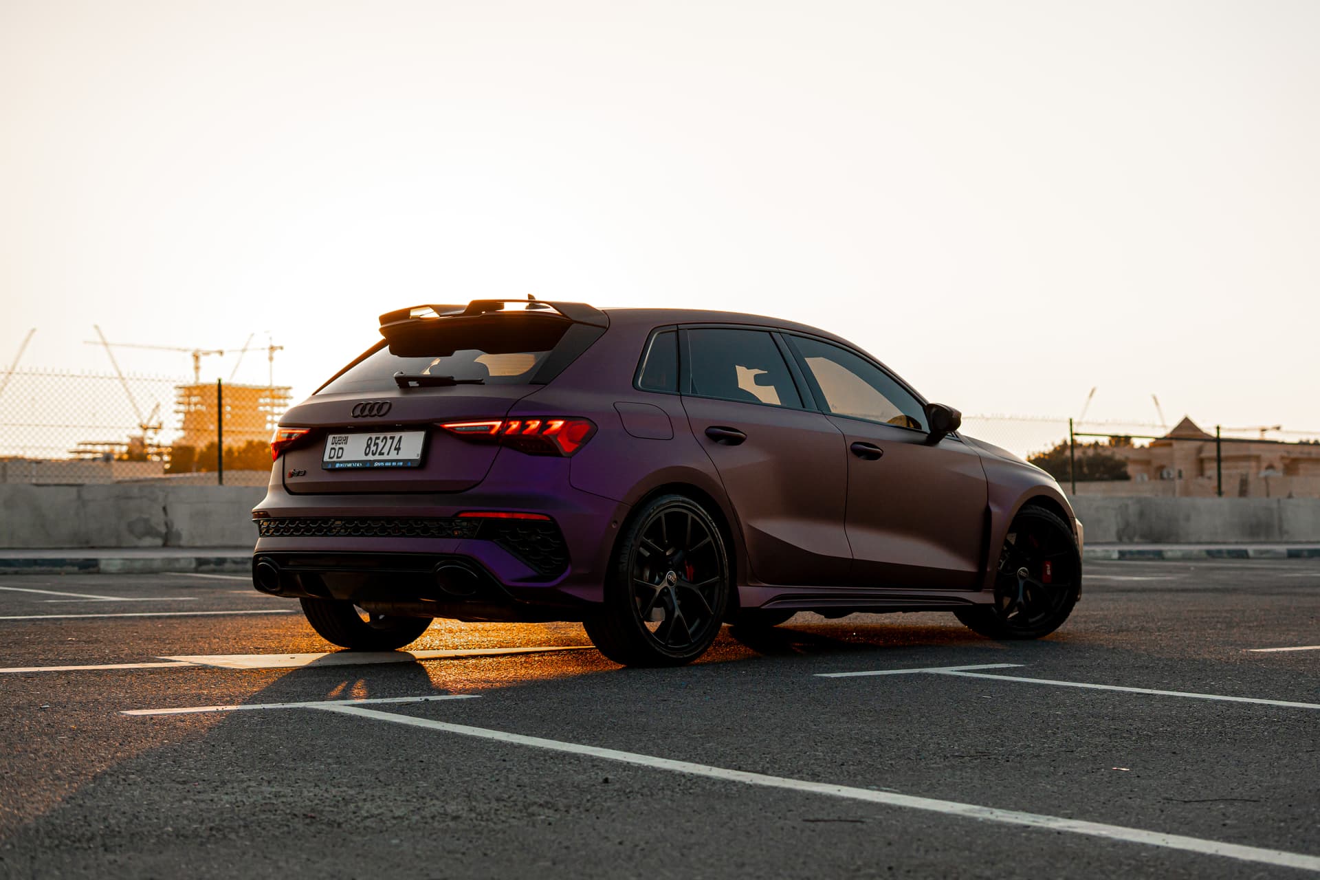 Audi RS3 Sportback 2023 huren Dubai - Weergave 2