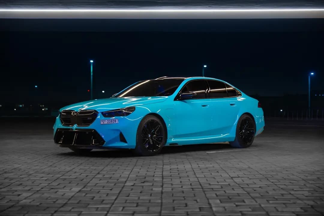 BMW M5 2025 Rental Dubai - Front View