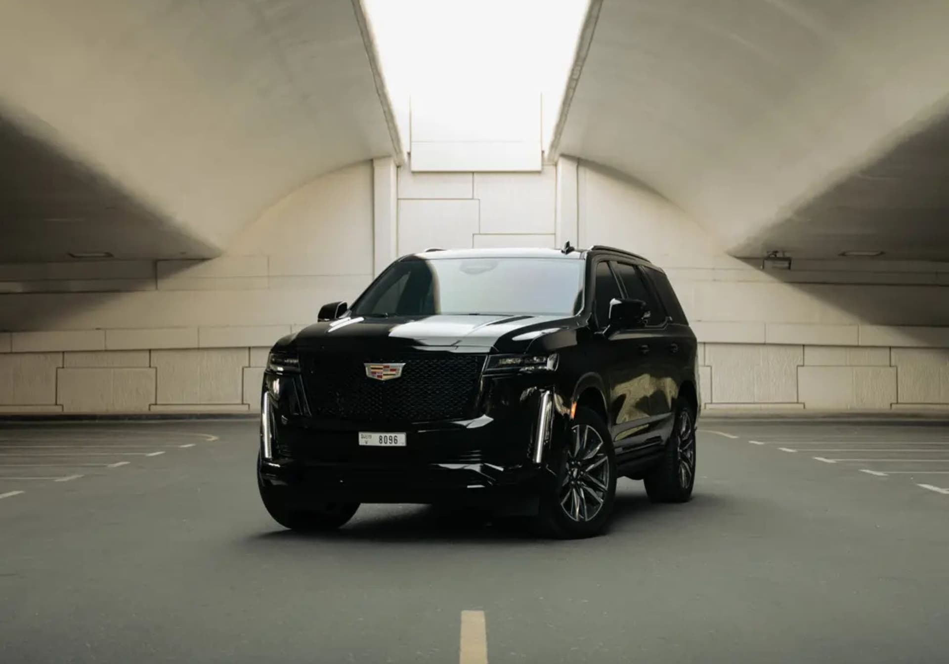 Cadillac Escalade Platinum Sport 2023 Rental Dubai - Front View