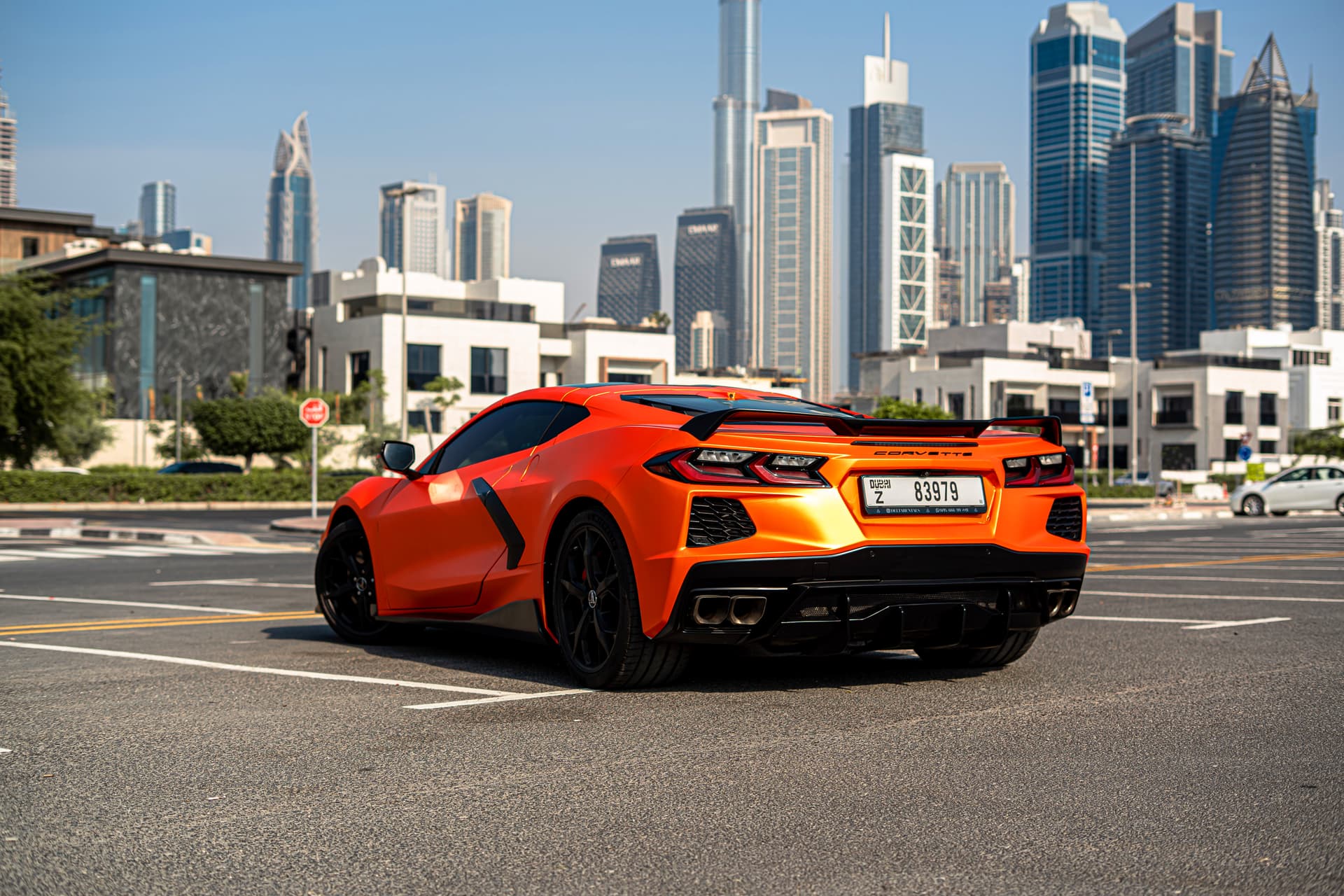 Chevrolet Corvette Stingray 2022 huren Dubai - Weergave 4