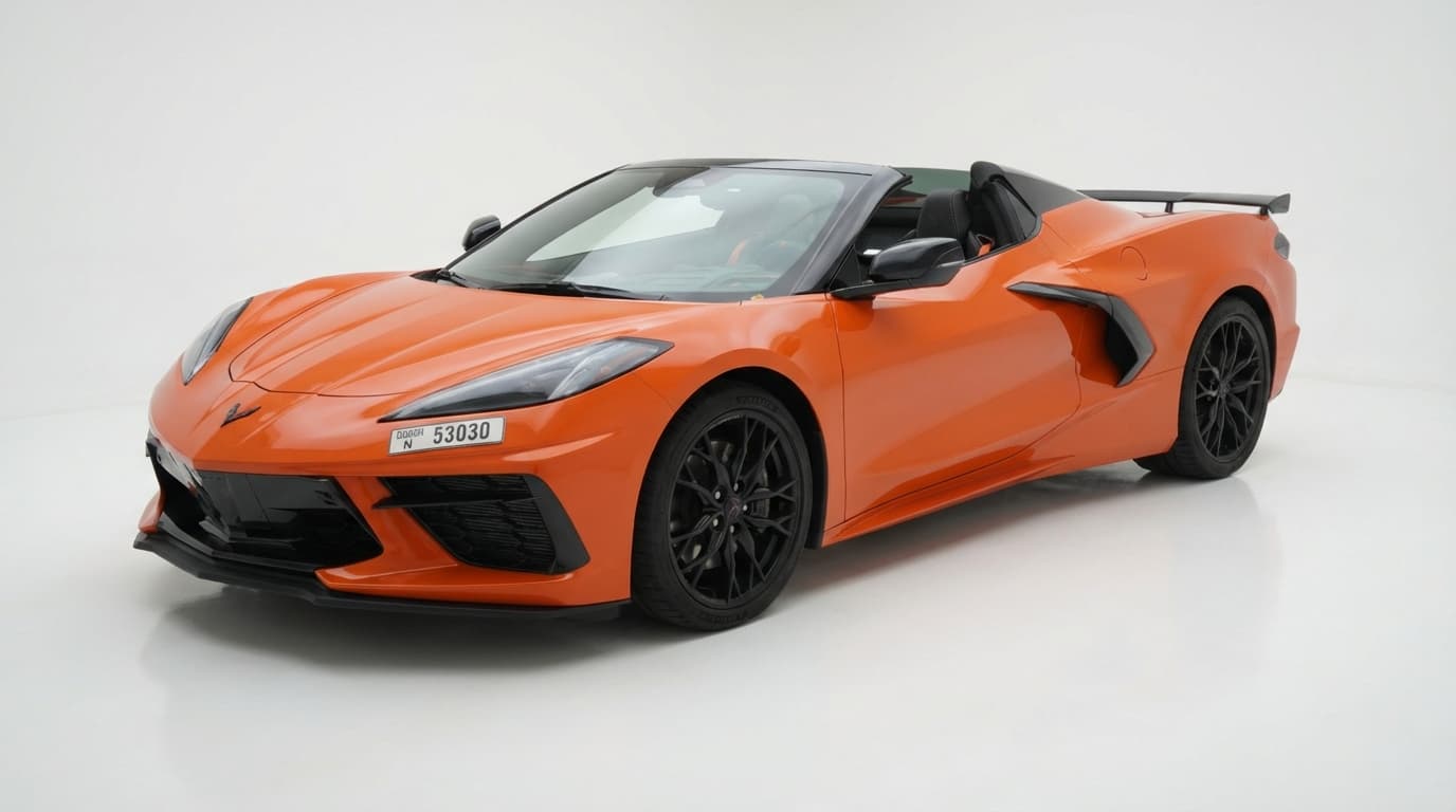 Chevrolet Corvette Stingray 2026 mieten in Dubai - Frontansicht