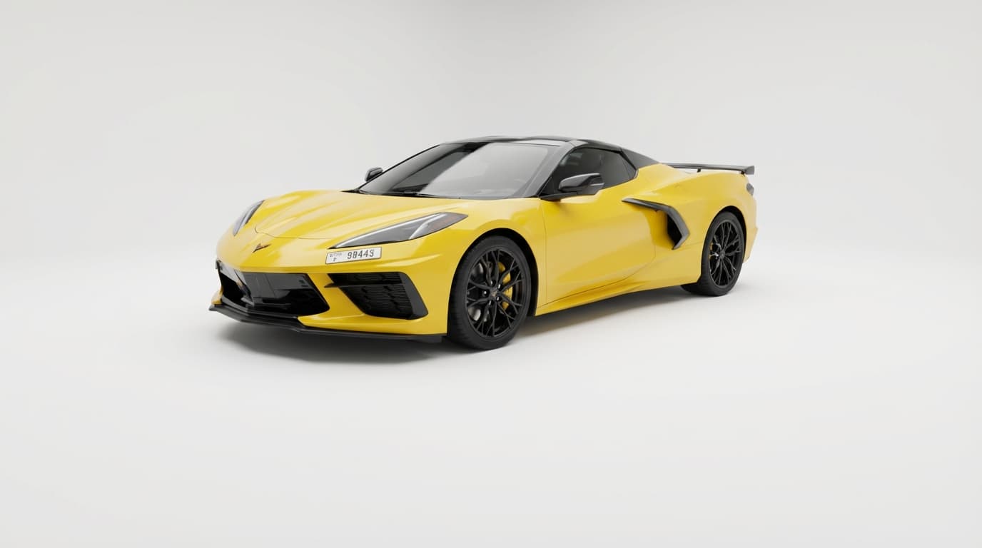 Chevrolet Corvette Stingray 2026 mieten in Dubai - Frontansicht