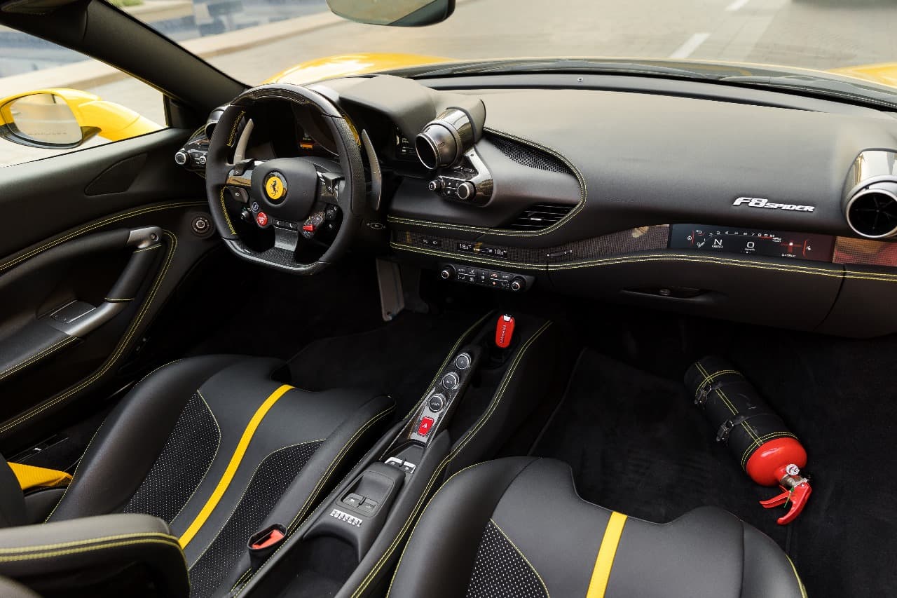 Ferrari F8 Spyder 2023 Rental Dubai - View 2