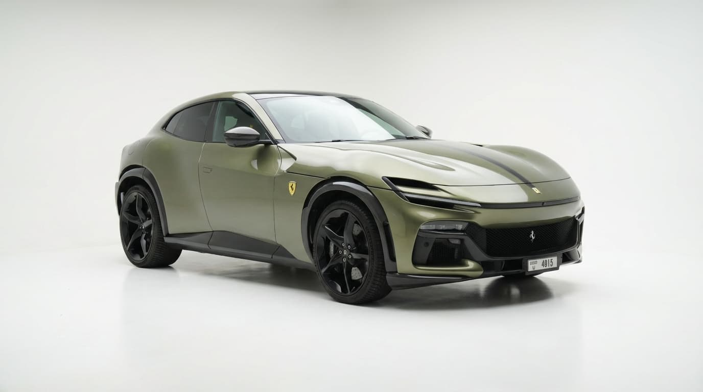 Ferrari Purosangue 2025 huren Dubai - Vooraanzicht