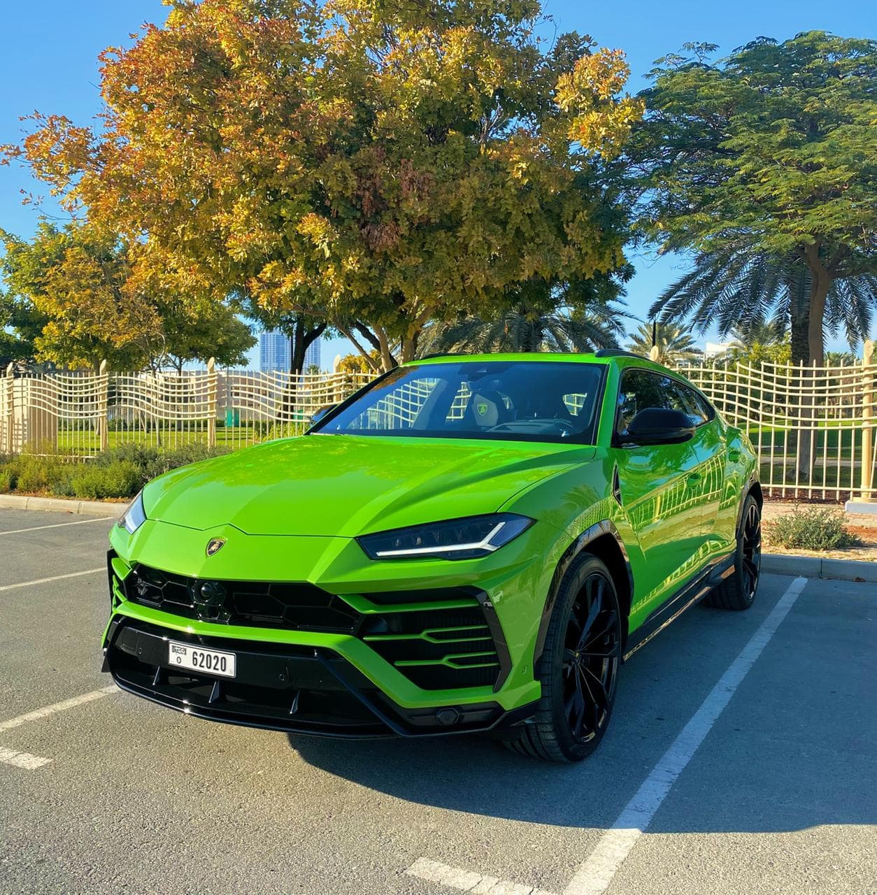 Lamborghini Urus 2021 mieten in Dubai - Frontansicht