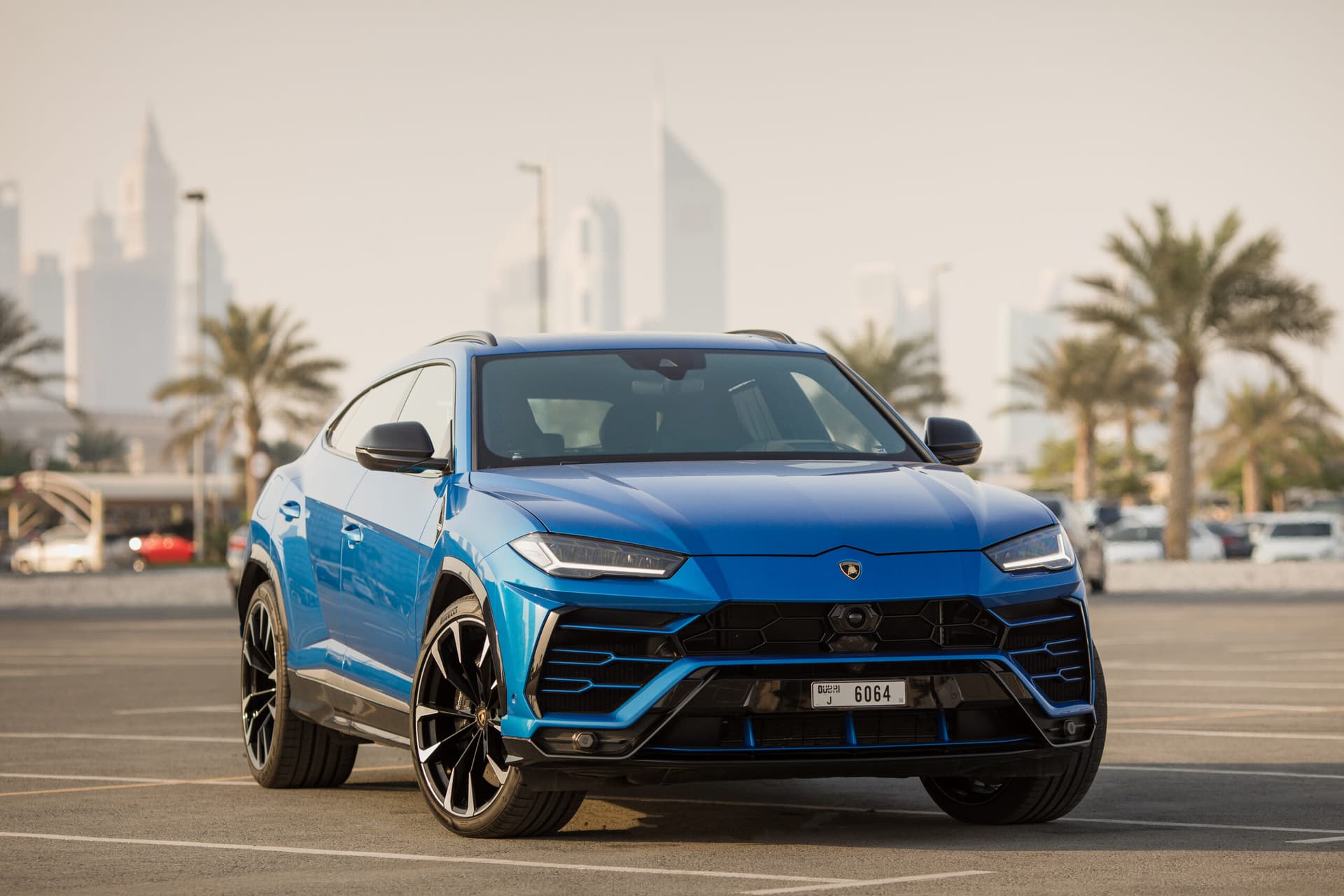 Lamborghini urus 2022 Rental Dubai - Front View