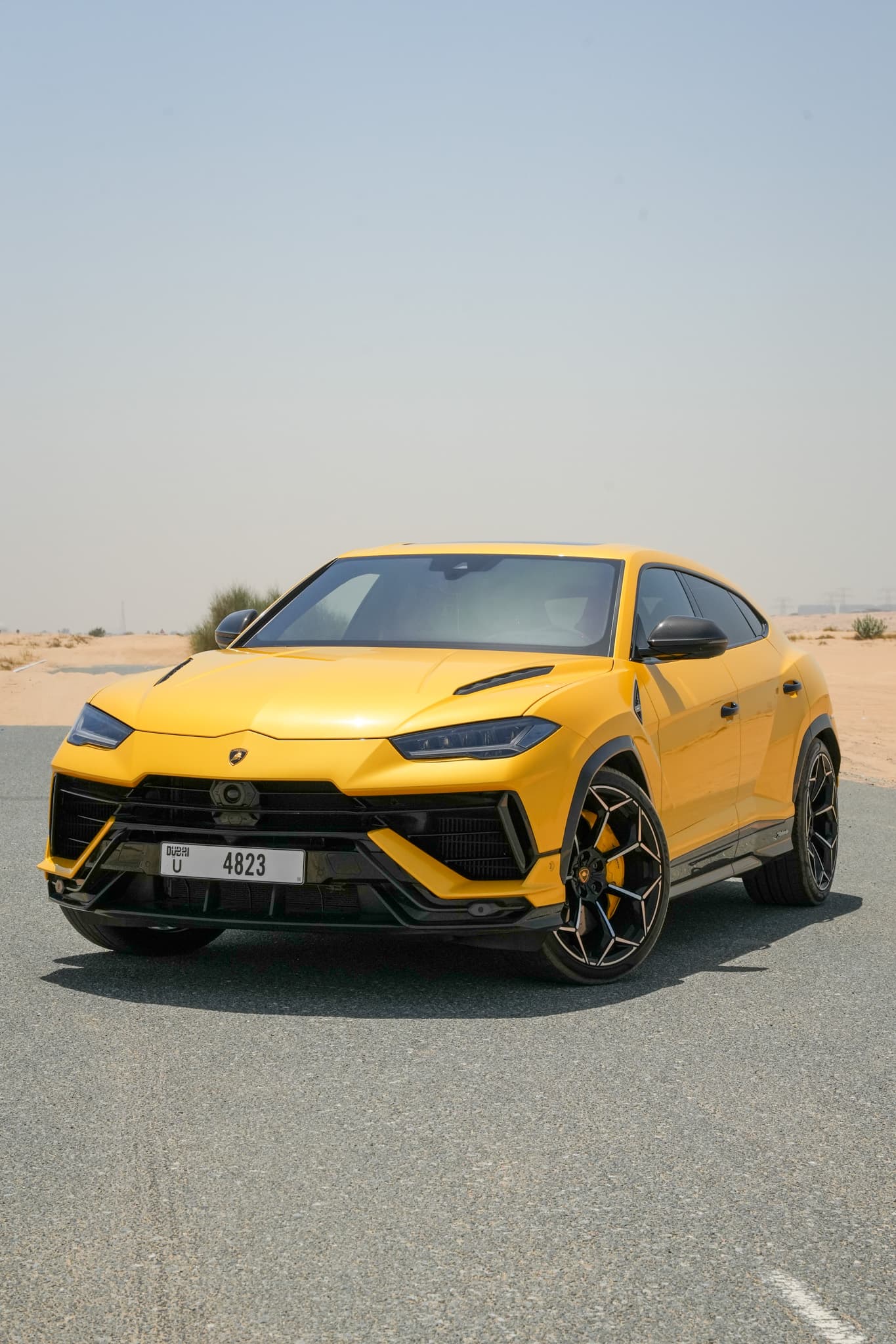 Lamborghini Urus Performante 2024 huren Dubai - Vooraanzicht
