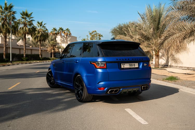Land Rover Range Rover Sport SVR 2022 Rental Dubai - View 5