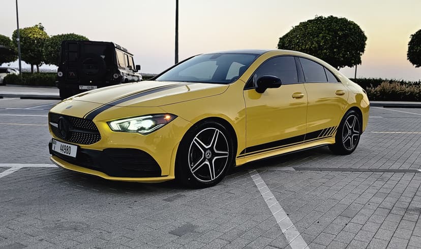 Location Mercedes-Benz CLA 250 AMG Line 2020 Dubai - Vue 2