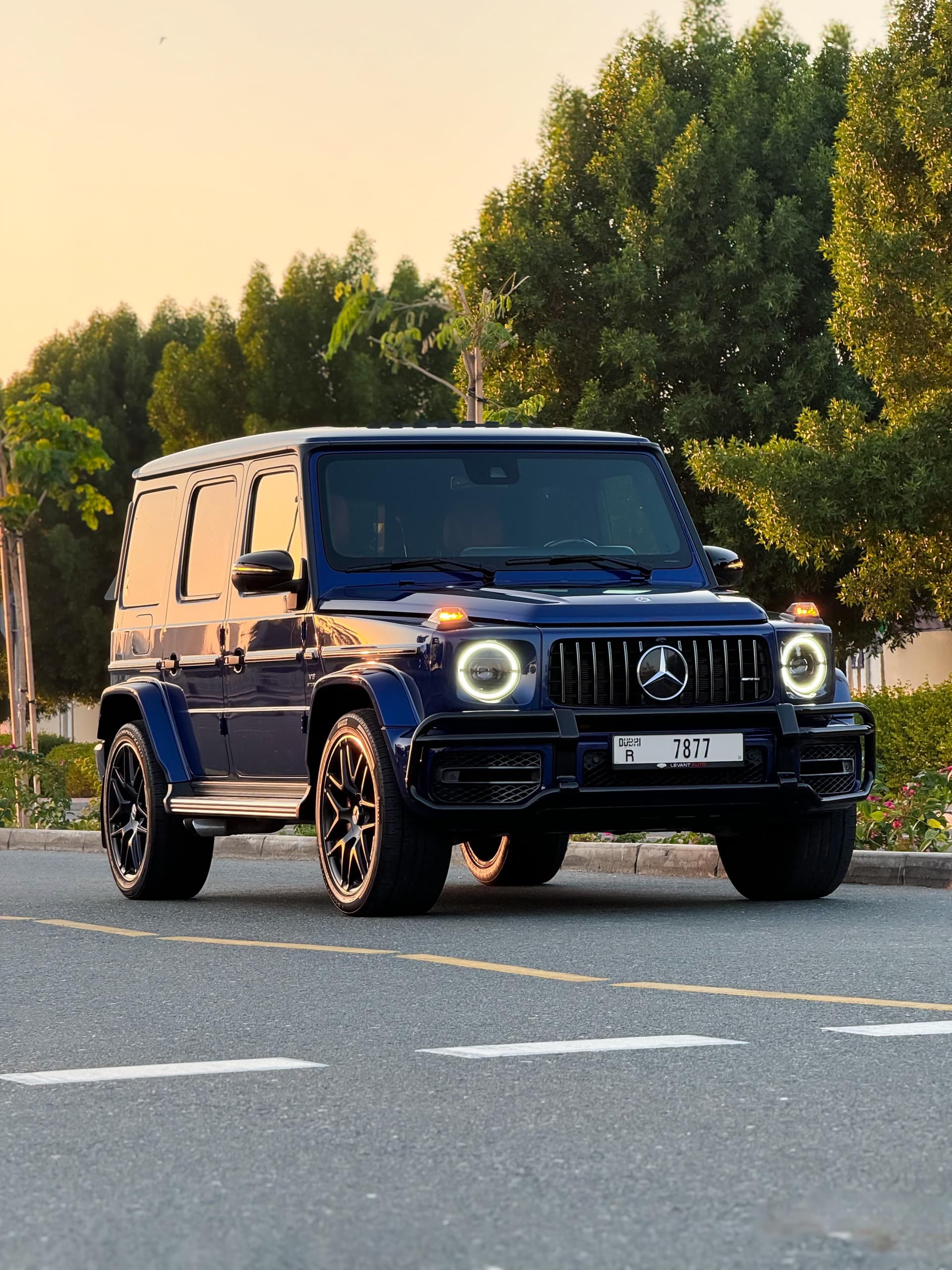 Mercedes-Benz G63 2022 mieten in Dubai - Frontansicht