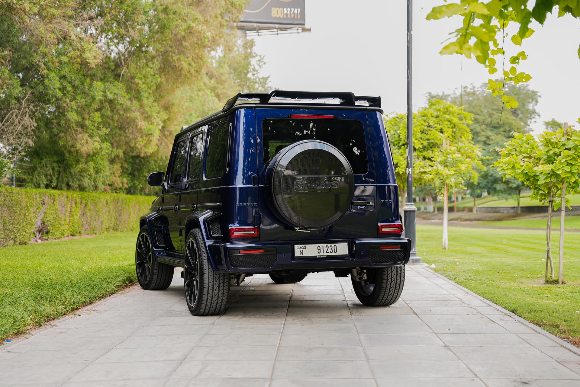 Mercedes-Benz G63 Brabus 700 2023 huren Dubai - Weergave 2