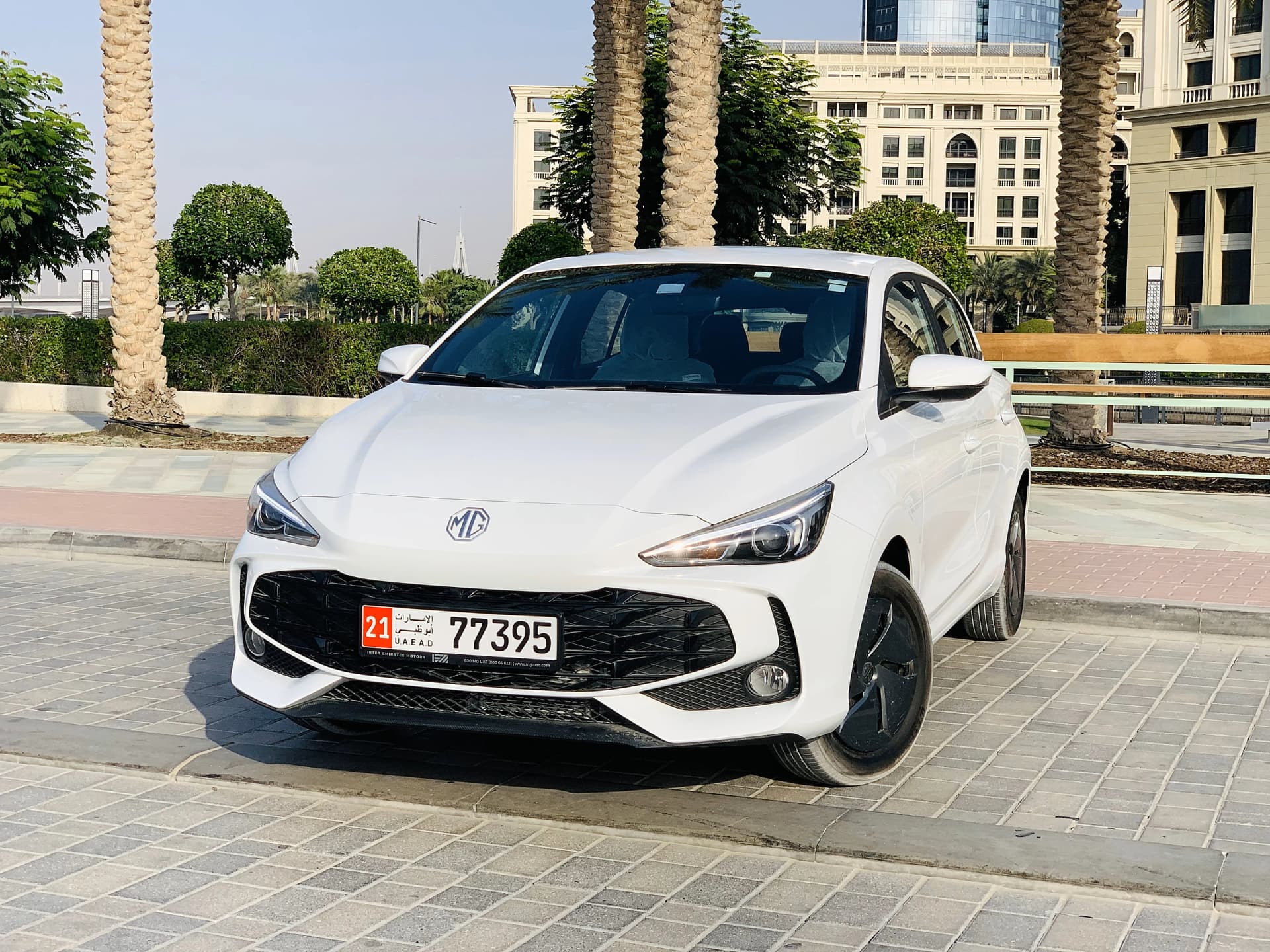 MG MG3 2025 mieten in Dubai - Frontansicht