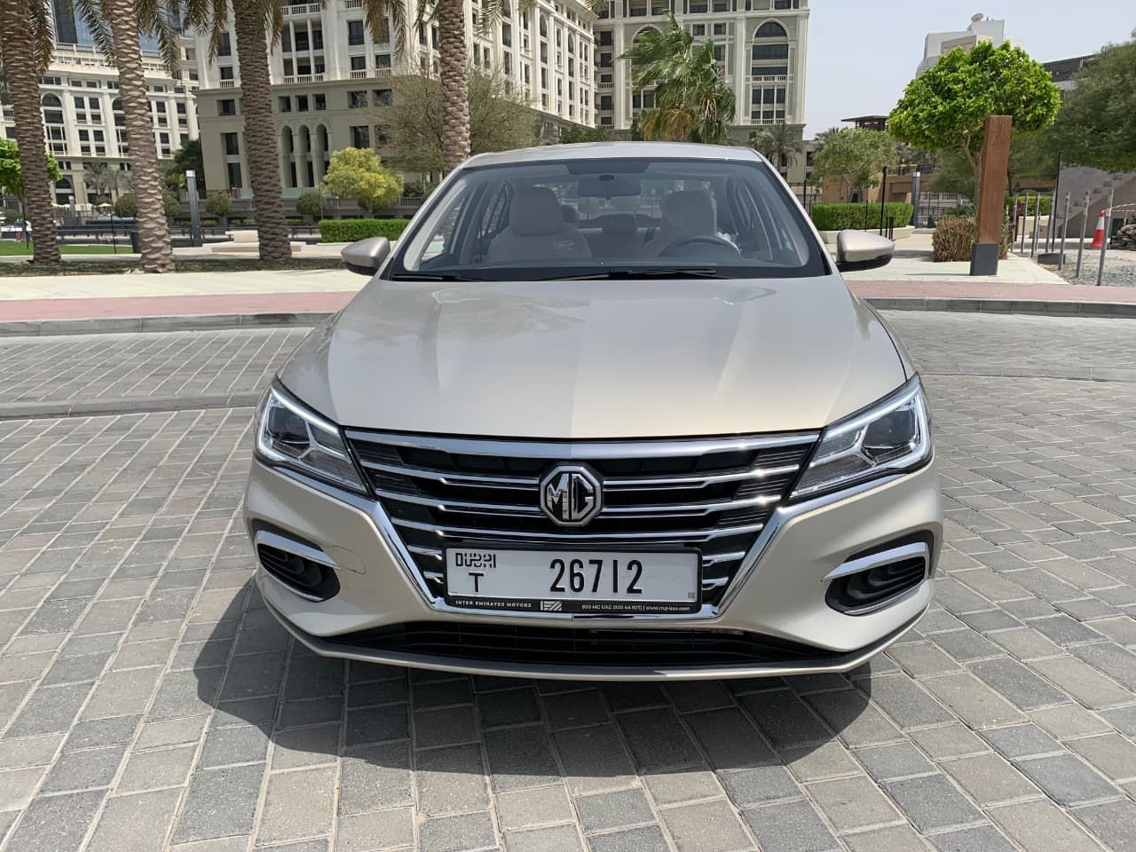 MG MG5 2025 Rental Dubai - Front View