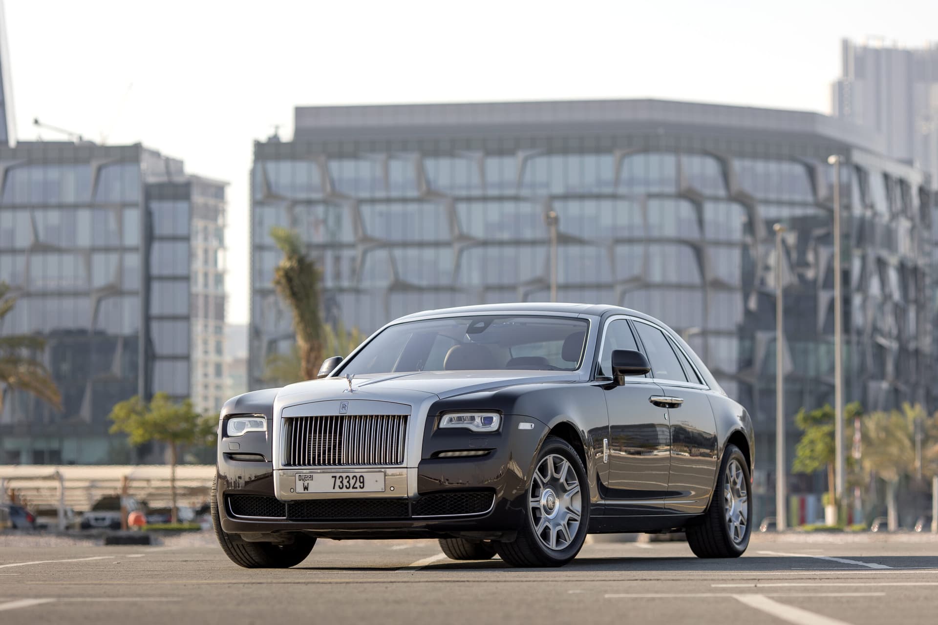 Rolls Royce Ghost 2018 Rental Dubai - Front View