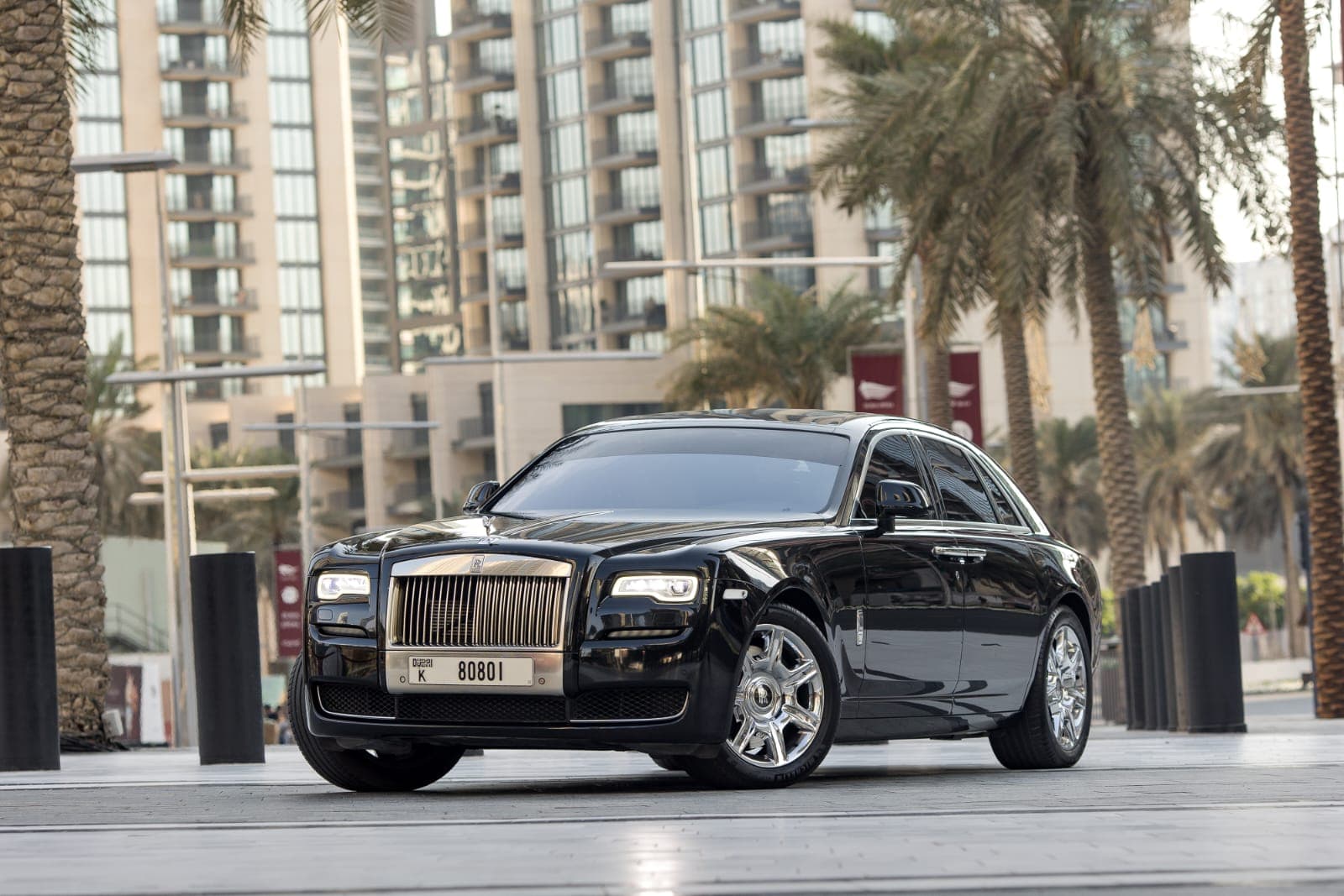 Rolls Royce Ghost 2018 Rental Dubai - Front View