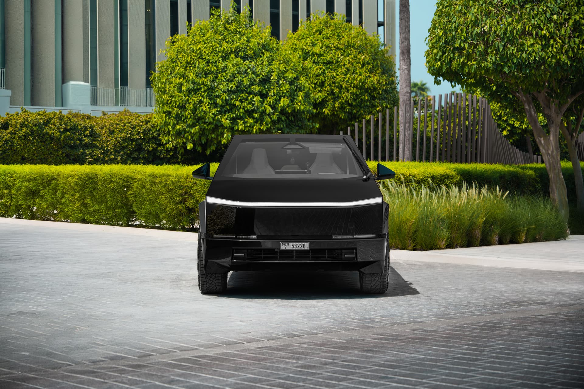 Tesla Cybertruck Cyberbeast Foundation Series 2024 huren Dubai - Weergave 2