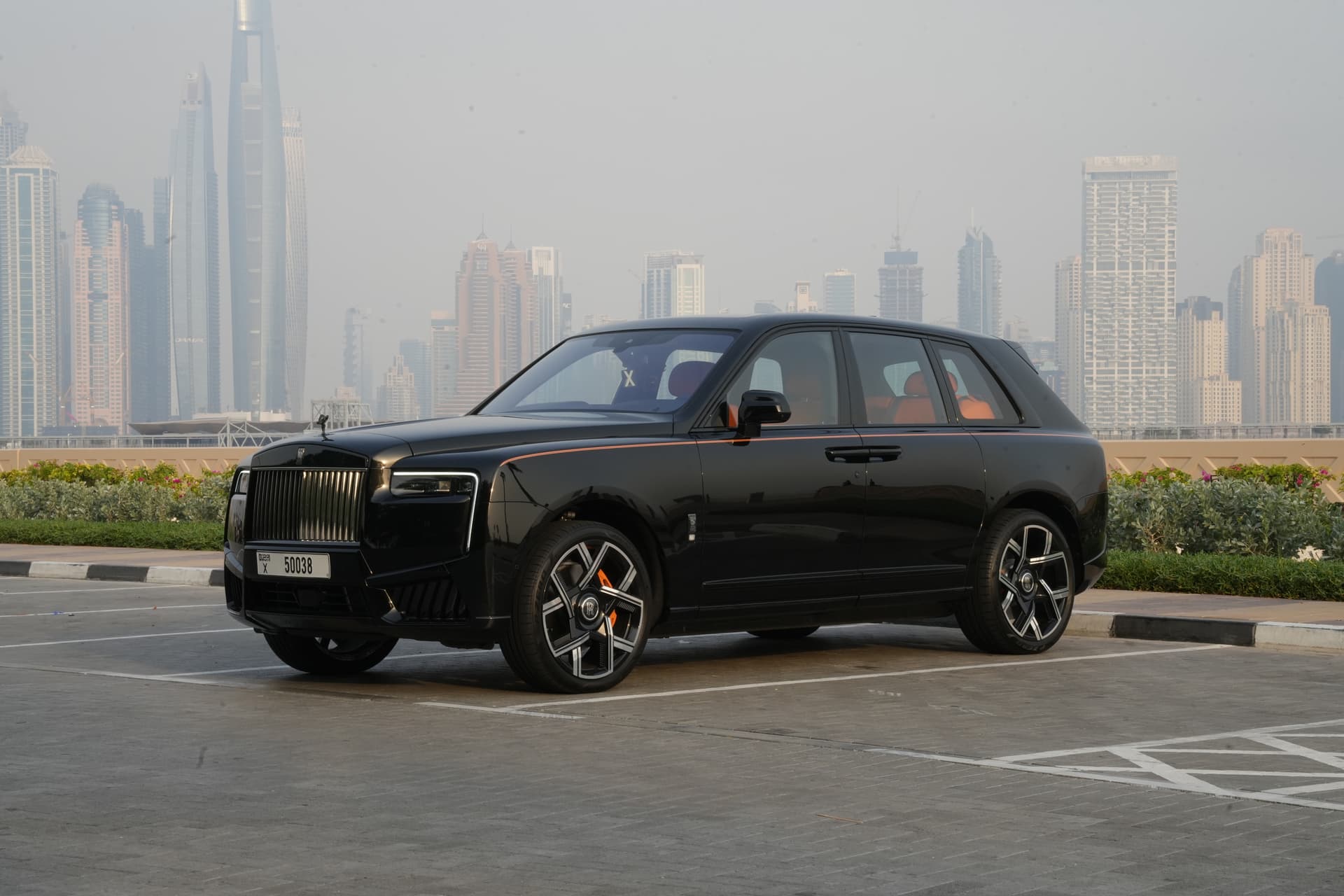 Rolls-Royce Cullinan Black Badge 2025 Rental Dubai - Detail View