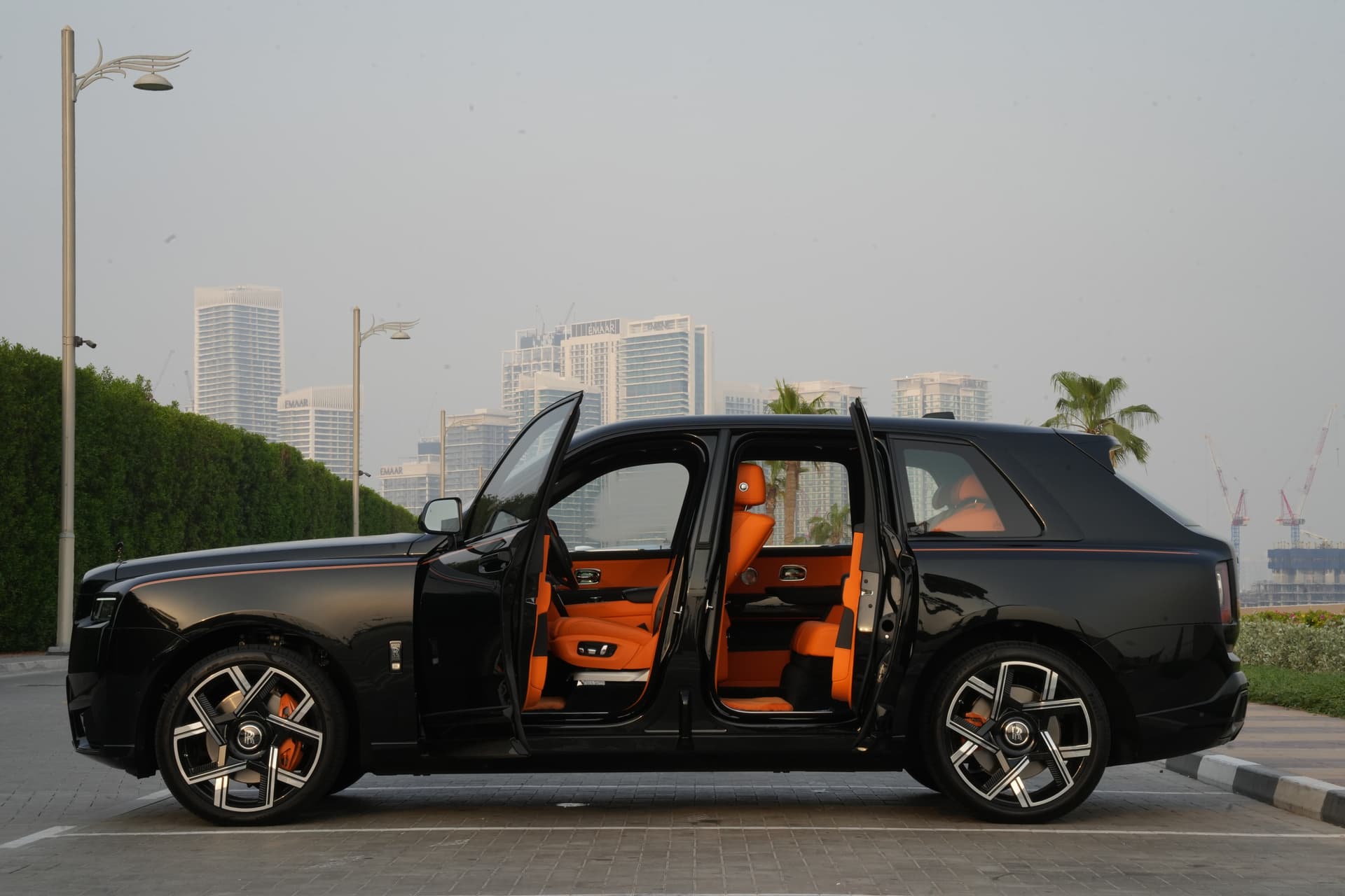 Rolls-Royce Cullinan Black Badge 2025 Rental Dubai - Detail View