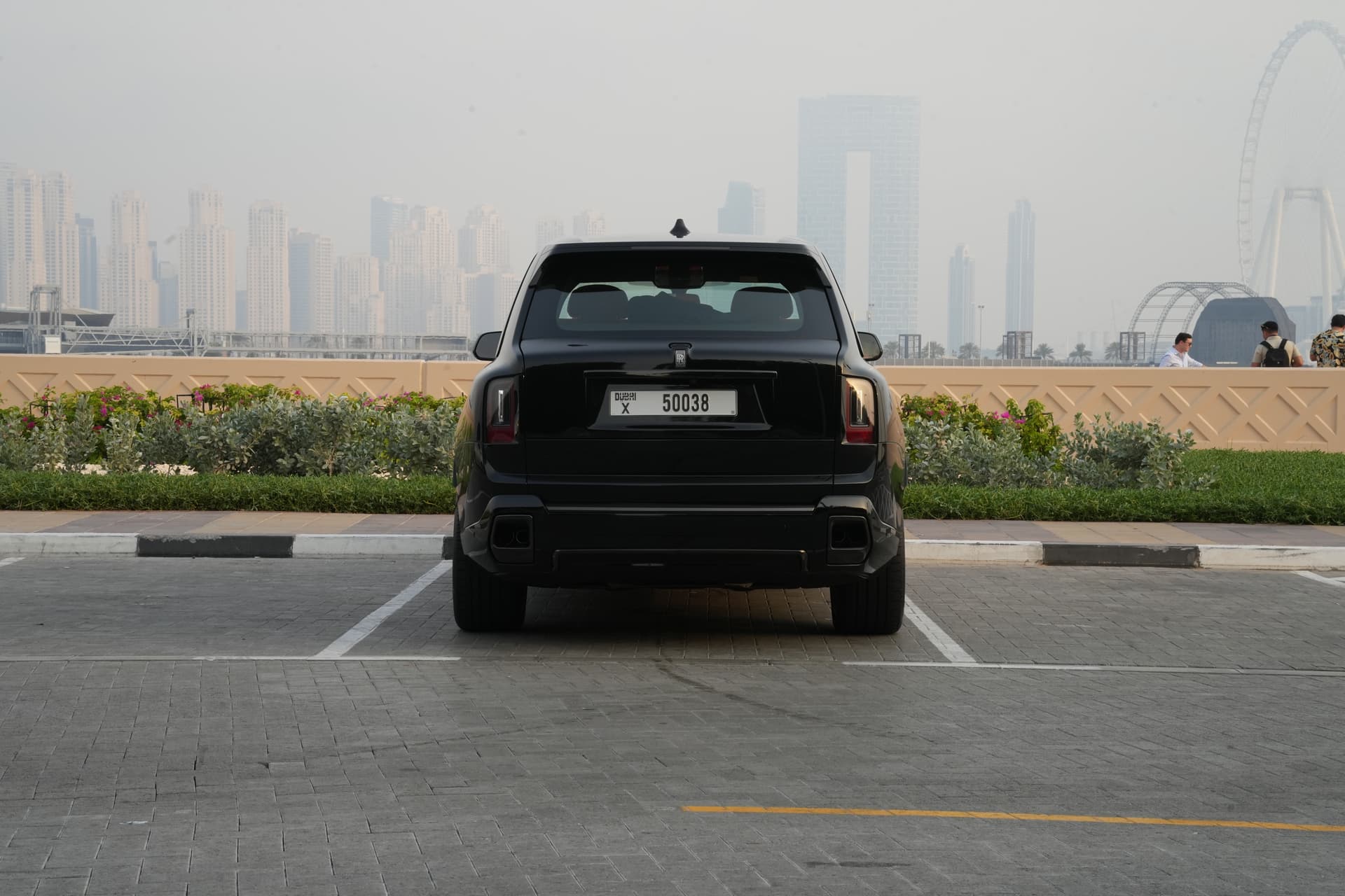 Rolls-Royce Cullinan Black Badge 2025 Rental Dubai - Detail View